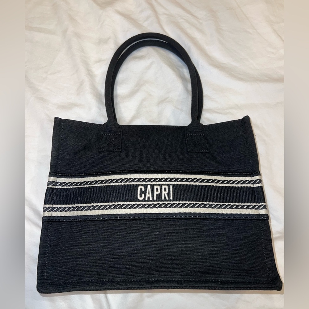 Embroidered Tote Bag/Beach Bag